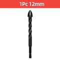 Cross Hex Tile Drill Bit For Glass Concrete Ceramic Tile Hole Opener Tunsten Carbide Hard Alloy Bits Set Tools 3 4 5 6 8 10 12mm