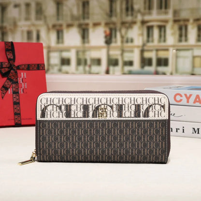 CH Premium Folding Printed Monogrammed Design High Quality Luxury Women's Handbags Square Wallet Classic Vintage Design Fashion