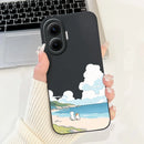 For Xiaomi Poco F7 Phone Cover For Redmi Turbo 4 Pro 5G Case Silicone Cute Cartoon Fashion Luxury Love Shockproof Bumper Funda
