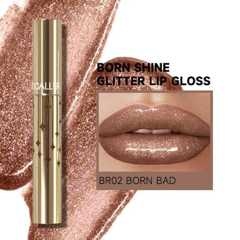 Brillo labial FOCALLURE con brillo, resistente al agua, de larga duración, hidratante, líquido, superficie de espejo, maquillaje de labios, cosméticos.