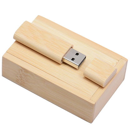Wooden USB Flash Drive 10PCS/LOT Pen Drive 4GB 8GB 16G 128G Wedding Gift Memory Stick Box U Disk Free Custom LOGO Pen drive 64gb