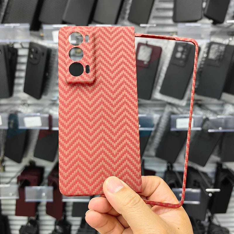 Asdipsa Genuine Aramid Carbon Fiber Case For HONOR Magic V2 VS2 MagicV2 Matte Ultra Light Thin Hard Cover Anti-drop Armor Shell