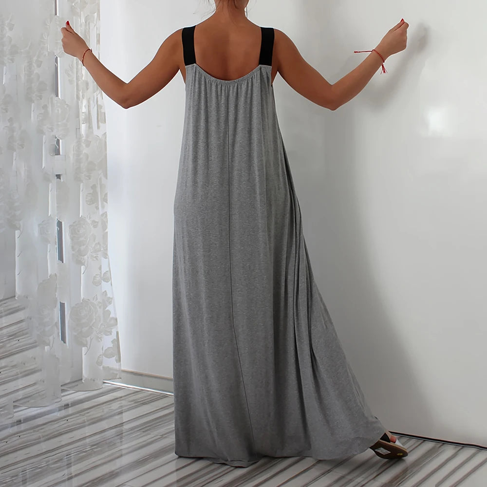 Plus size camisola vestido feminino para 2024 verão fino oversized roupas femininas moda coreano férias sexy solto praia sundre
