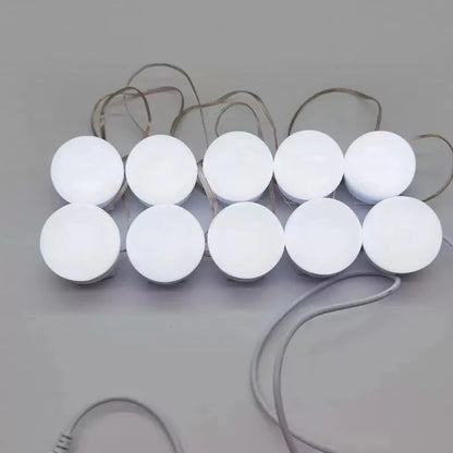 LED Light Paste Mirror Makeup Light Bulbs, Makeup Mirror Vanity Led 5v 2A Light Bulbs, Led Lamp USB Cosmetic Lighted Table,10pcs