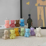 1pc Mini Bear Creative Scented Candles,for Home Atmosphere decoration And Photo Props Birthday Gifts Room Decor Gifts Graduation