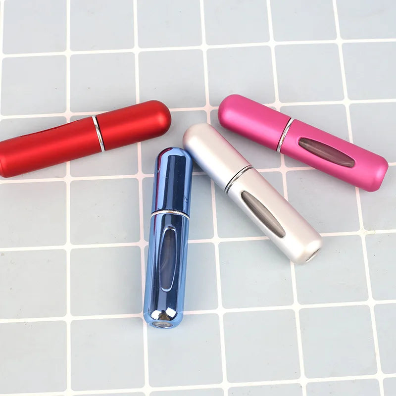 5/8ml Perfume Atomizer Portable Liquid Container For Cosmetics Traveling Mini Aluminum Spray Alcochol Empty Refillable Bottle