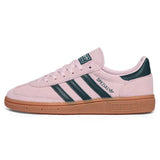 adidas Originals HANDBALL SPEZIAL Suede Round Toe Lace-Up Low-Top Sneakers Women's Pink/Black IF6561