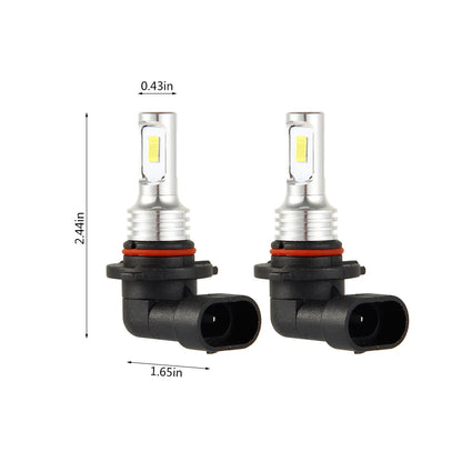 2Pcs Car HB3 LED Bulbs 9005 Headlight Kit Fog Bulb Lamp Light 6000K Xenon White Automotive Fog Lights Turbo Mini Lamp Headlights