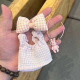 For 17cm Labubu Doll Luxury Brand Design DIY Accessories Dress Sweater Overalls T-shirt Hat Set For Labubu Trendy Clothing Gift