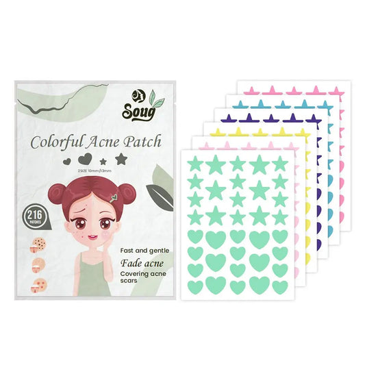 216PCS Pimple Patch Acne Colorful Invisible Acne Removal Skin Care Stickers Concealer Face Spot Beauty Makeup Tools