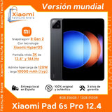 Versión global Xiaomi Pad 6S Pro Snapdragon® 8 Gen 2 HyperOS Pantalla 3K de 12,4" y 144 Hz HyperCharge de 120 W 10 000 mAh (típico) Batería de 120 W