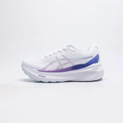 Zapatillas de running Asics Gel Kayano 30 para mujer, color negro, caña baja, antideslizantes, transpirables y ligeras.