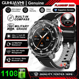 2026 New T-Rex3 Pro 1100mAh Battery Smart Watch GPS path 5ATM Waterproof Sports Run tracker Outdoors Compass Military Smartwatch