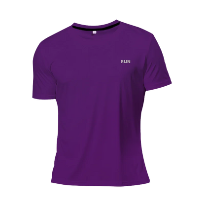 Long and Short-Sleeved T-Shirt Fitness Sports Tops Morning Running Ice Silk Quick Dry Outdoor Mountaineering Gym Clothing Men