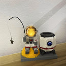 KNEW BUILT DIY Capybara Pen Holder Micro Mini Building Block Toy-Perfect for Students,Easy Assemble,Ideal Holiday Gift for Kids