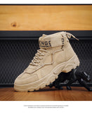 Men's Boots Tactical Combat Boots for Men Outdoor Hiking Winter Shoes Lightweight Non-Slip Men's Desert Ankle Boots Bota