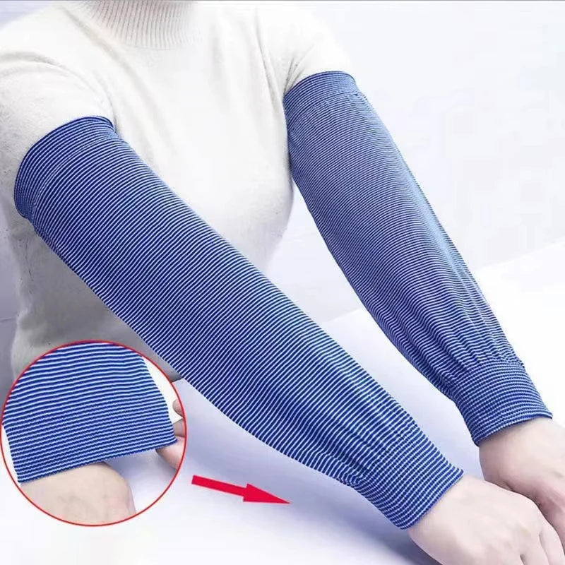 Summer Cooling Arm Sleeves Sun UV Protection Hand Cover Arm Warmers Sports Running Fishing Cycling Basketball Sunscreen Sleeve