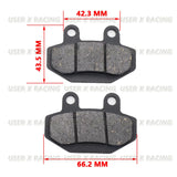 USER-X Universal Motorcycle Disc Brake Pad Front Rear Disc Brake Pads Block Shoes Scooter VICTORIA Blade RG125 Honda 145