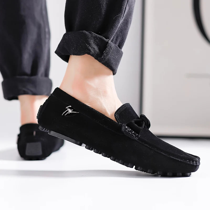 British Style Fashionable Red High-End Banquet Dress Shoes Men's Commuting Driving Work Loafer for Men's Anti-Slip Shoes