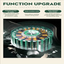 2025 new folding telescopic free adjustment fan charging usb multi-function outdoor portable home desktop floor-standing fan