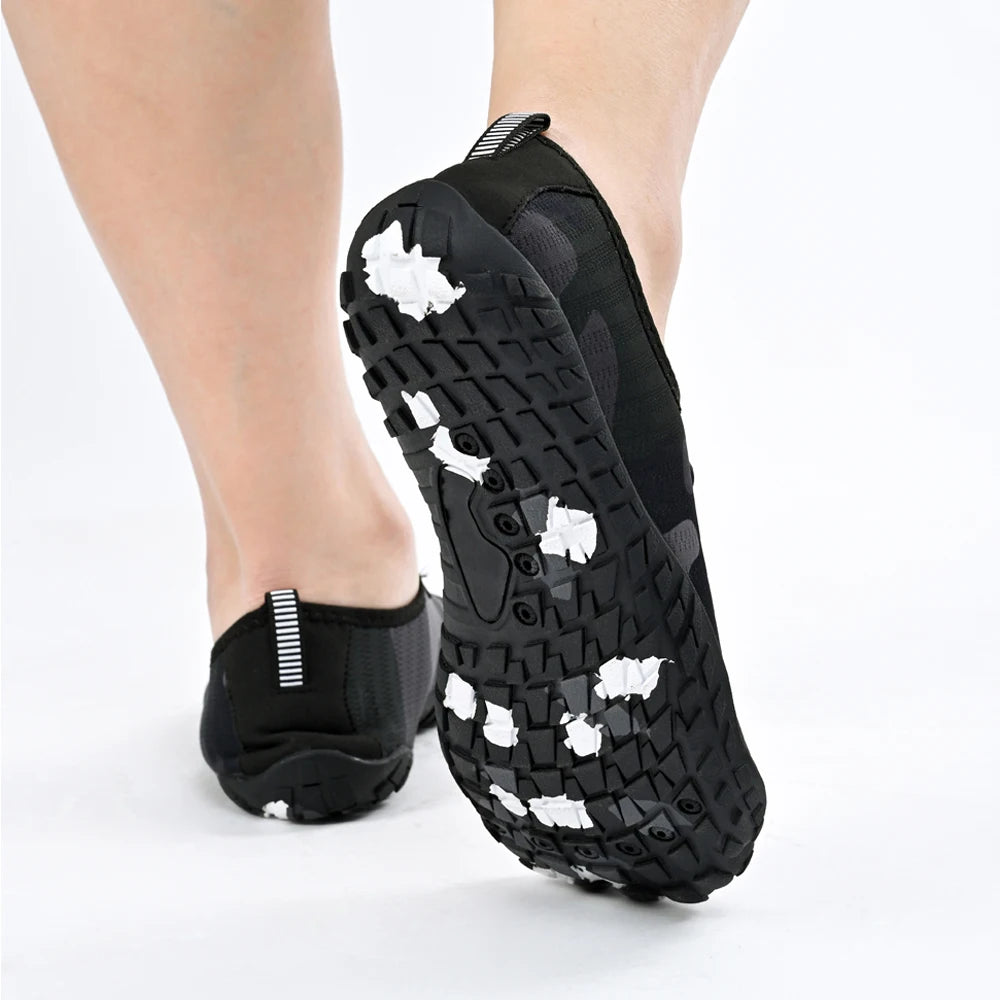 Oiaano Unisex Men Women Shoes Anti-Non Slip Durable Black Water Barefoot Soft Sole Light Breathable Sport Outdoor Walk Running