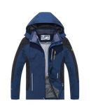 Men's Waterproof Hiking Jacket Large Size Windproof Windbreaker Camping Hunting Running Trekking Fishing Coat Men Outdoor