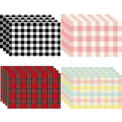 4Linen Placemats Abstract Geometric Pattern Kitchen Decor Decorative Accessories Ableware Pads Room Dining Table Decor