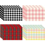 4Linen Placemats Abstract Geometric Pattern Kitchen Decor Decorative Accessories Ableware Pads Room Dining Table Decor