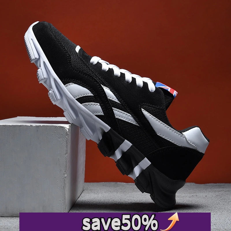 Men Sports Running Shoes Casual Marathon Breathable Lightweight Women's Comfortable Athletic Non-slip Walking Sneakers Outdoors