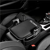 Car Armrest Pad Center Console Arm Rest Box Cover Protective Mat For Skoda Octavia Car Interior Accessories