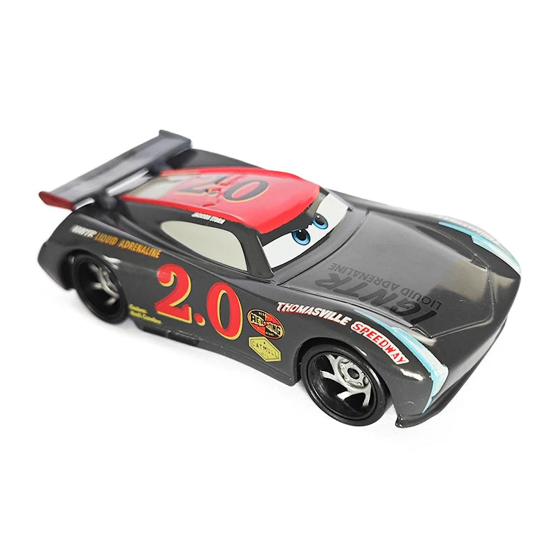 Disney Pixar Cars 3 Hibiscus 1:55 Diecast Metal Car Toy Black Storm Jackson Model Children Cars 2 Toys Boy Christmas Gifts