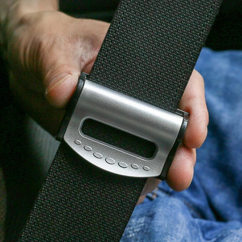 2 piezas de hebilla de cinturón de seguridad para coche, clip antideslizante, tope universal, clips de fijación para cinturón de seguridad, accesorios interiores para coche.