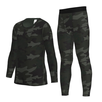 Winter Sports Suit for Children Quick Drying Thermal Underwear Boys Girls Compression Sportswear for Basketball Football
