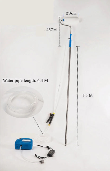 UNDEROOF-Automatic Paint Roller Coater, Self-Priming, Emulsion Self Brushing Tool, Telescopic Brush, Extended Printing