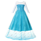 Fantasia de Verão das Rainhas Elsa e Anna – Vestido de Princesa para Meninas e Crianças Pequenas – Ideal para Halloween, Cosplay e Festas (Para 2 a 10 Anos)