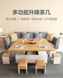 Lift Up Storage Coffee Table Trau White High Modern Nordic Coffee Table Minimalist Apartment Couchtisch Home Furniture