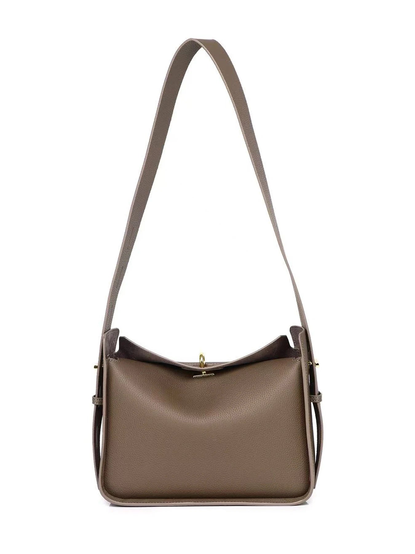 New Genuine Leather Luxury Designer Women's Shoulder Crossbody Underarm Bags Cowhide Ladies' Large Capacity Tote Bag Fashion Purse