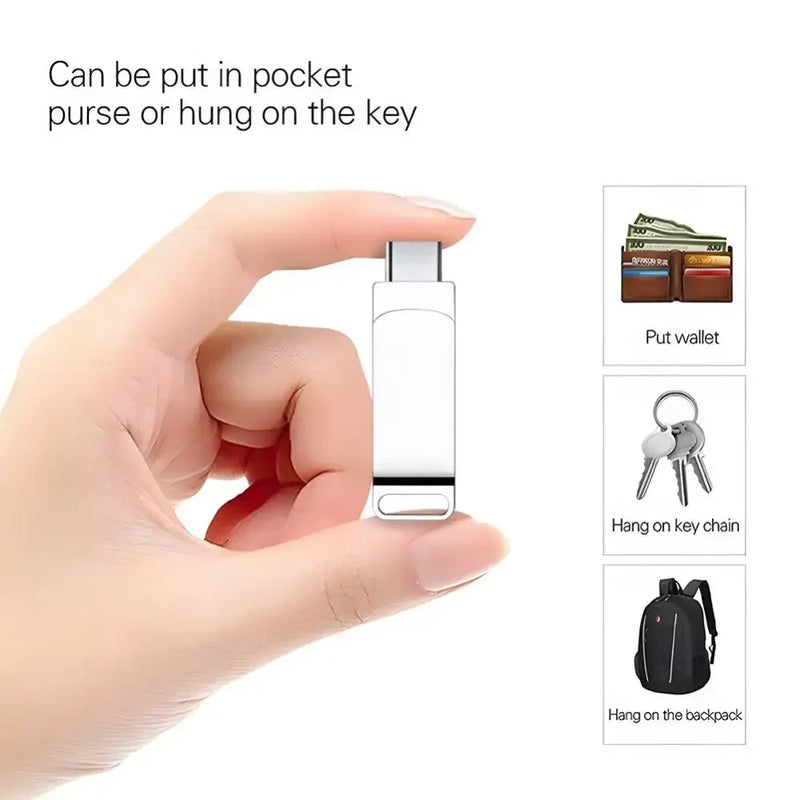 Xiaomi 16TB USB 3.0 Pen Drive 8TB 4TB High Speed ​​Transfer Metal SSD Pendrive Cle Portable U Disk Flash Drive Memoria USB Stick