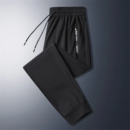 Verão legal calças dos homens 8xl mais szie sweatpants moda casual calças estiramento masculino tamanho grande 7xl 8xl calças de verão preto cinza