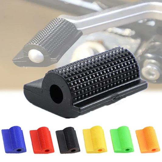 1pc Motorcycle Shift Gear Lever Anti-skid Pedal Rubber Cover Shoe Protector Foot Peg Toe Gel  Motorcycle Rain Boots Accessories