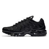 Nike Air Max Plus TN Running Shoes Triple Black Classic Outdoor Jogging Walking Sports Shoes Trainers Women Men Sneakers
