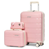 Joyway Travel Luggage Sets, Stylish Carry On Checked Suitcase Set,Sturdy Durable Scratch-resistant,TSA Lock,Spinner Wheels