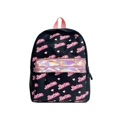 Kawaii Barbie Cartoon Anime Fashion Backpack Girl Barbie Princess Backpack Cute Kindergarten Kids Schoolbag Gift Toys