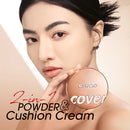 O.TWO.O 2 In 1 Air Cushion Creme Face Powder 24h Long-Lasting Oil-control Matte Soft Focus Concealer Maquiagem Pressed Powder Creme