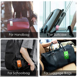 Aluminium Alloy Aircraft Luggage Tag with Name Travel Luggage Tag ID Card Anti-lost Solid Color Travel Accessories