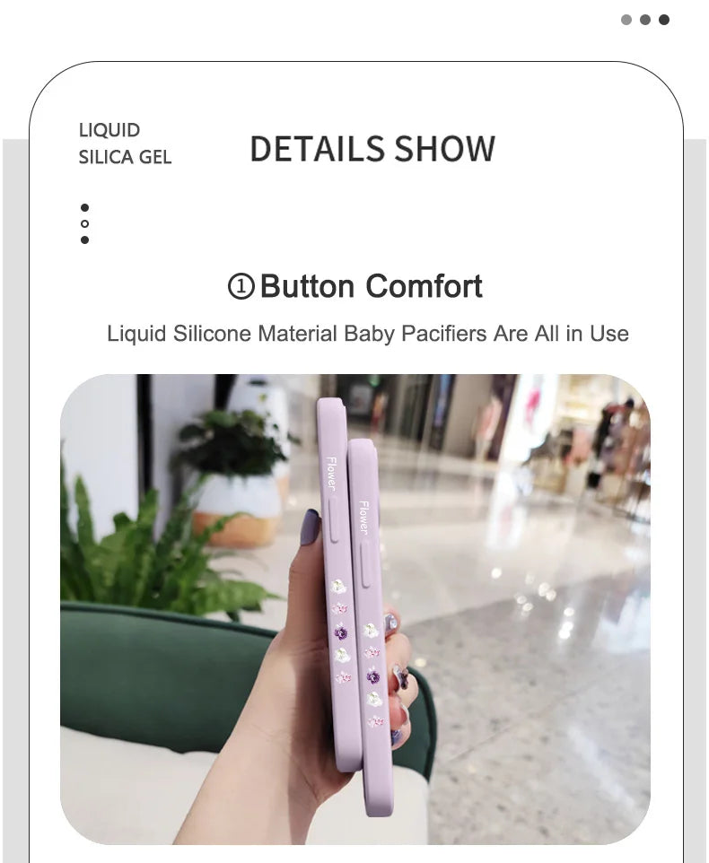 Beautiful Peony Phone Case For Xiaomi Redmi Note 14 13 12 12S 11 11S 10 10S 9 9S Pro Plus 4G 5G Liquid Silicone Cover