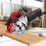 Geevorks Mini Circular Saw 4.8 Amp 4-1/2 Inch Compact Circular Saw 3700RPM Electric Circular Saws with Laser Cutting Guide
