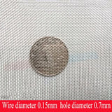 4-500mesh Stainlessy Steel Mesh Filter Net Filter Metal Net Filtration Woven Wire Sheet Screening Filter Home Kitchen Strainers