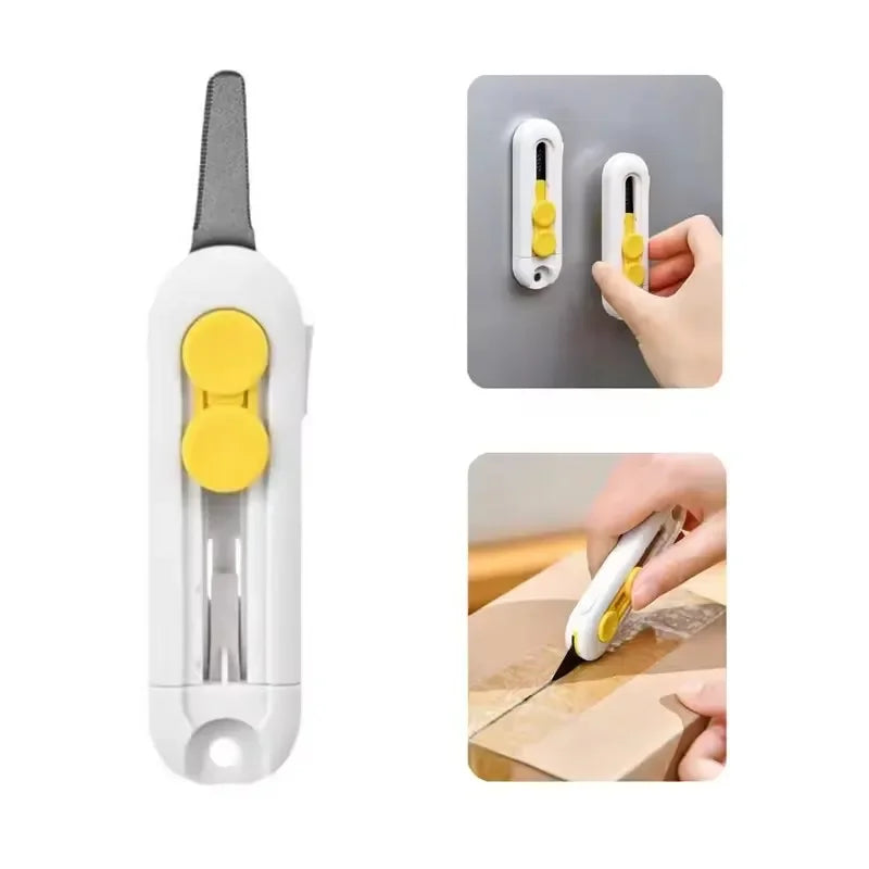 Box Cutter Mini Magnetic Box Cutter Box Cutter Safety Lock For Opening Packages Cartons Box Opener Razor Perfect For Home Use