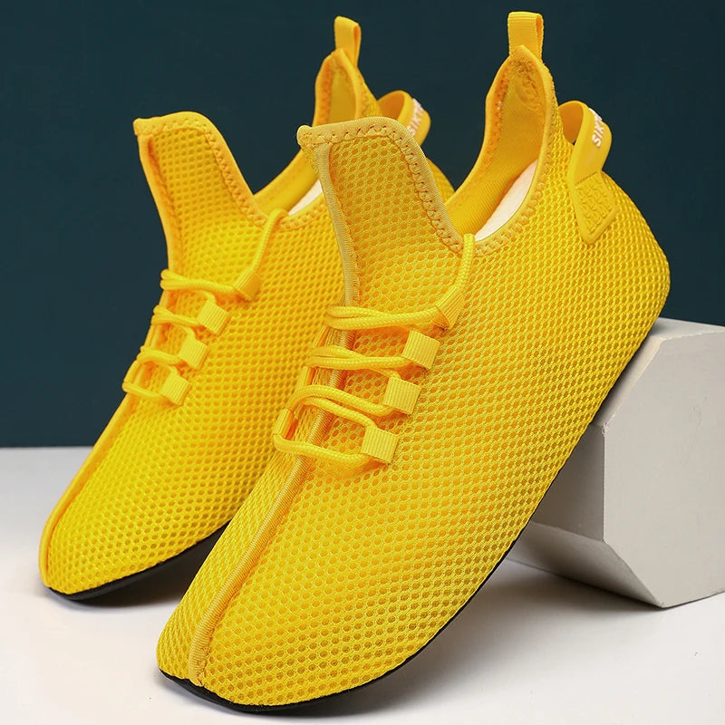 MAEDEF Mens Casual Shoes High Quality Lightweight Running Shoes Man Sneakers Lace Up Flats Shoes Male Outdoor Sports Tennis Shoe